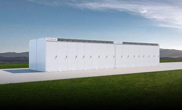 Tesla Megapack Block 550X